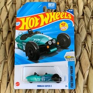 Hot Wheels Race Car Morgan Super 3 Wheel Factory Fresh Hotwheels Racer New 2025